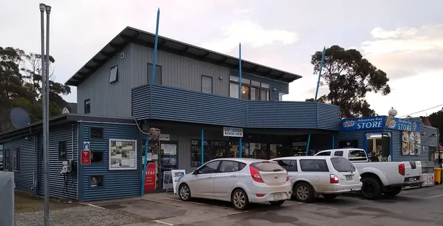 The general store at Adventure Bay on Bruny Island