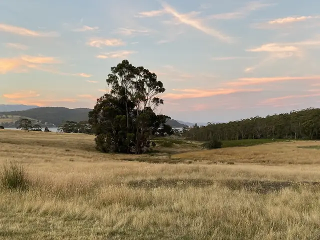 Dennes Point on North Bruny at dusk