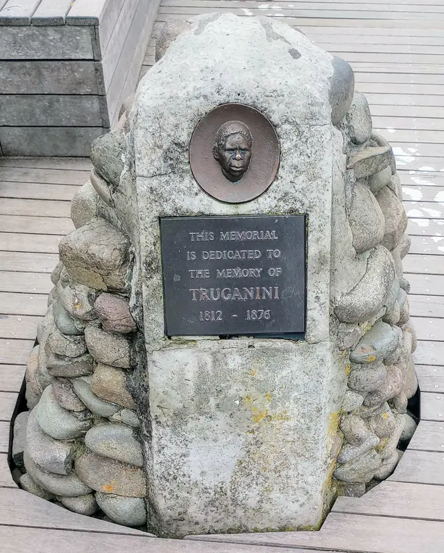 The Truganini memorial at Truganini Lookout on The Neck